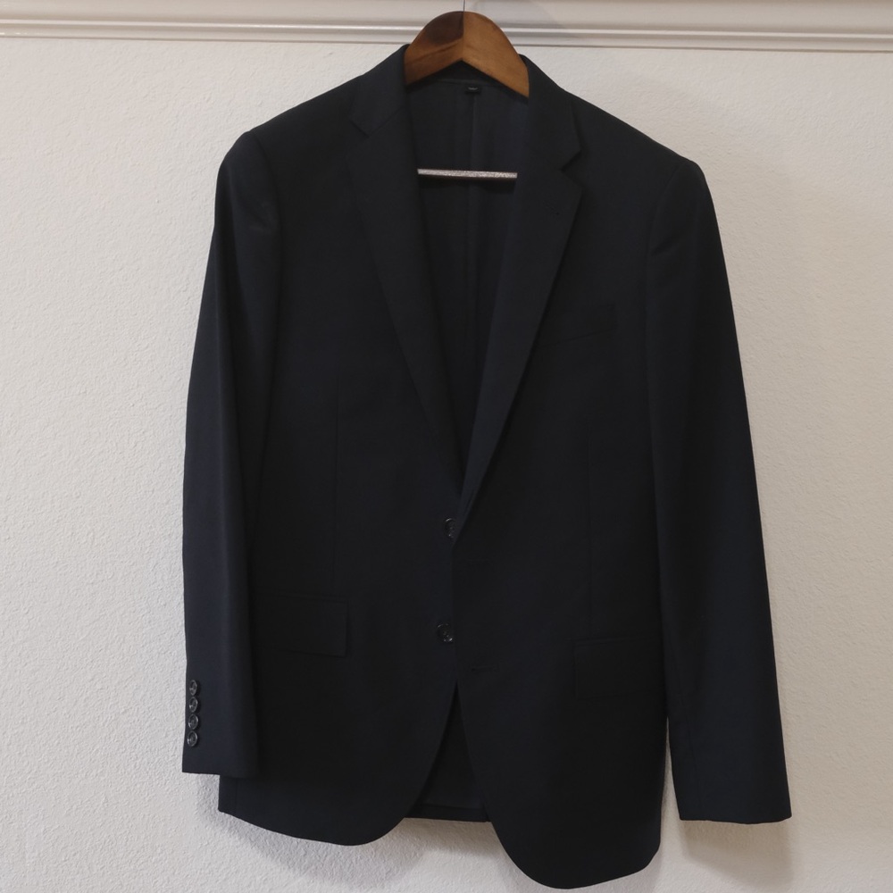 JCrew Ludlow Loro Piana Navy Blue Blazer